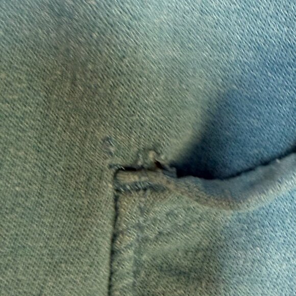 Patagonia Girls Fitz Roy Rainbow Hoodie Aqua Blue M GUC - Picture 4 of 13